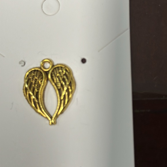 NWT Tibetan GUARDIAN ANGEL WINGS DOUBLE WINGS Charms - Picture 4 of 6